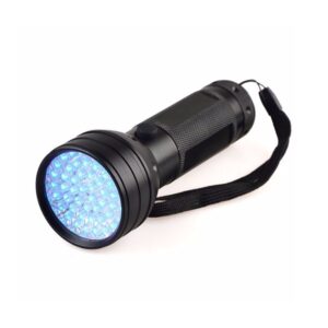 The best blacklight flashlight, blue LED array, wrist strap attached.