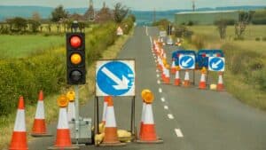 led road flares for road safety