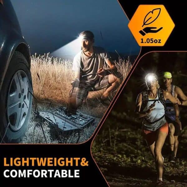 rechargeable head torch light