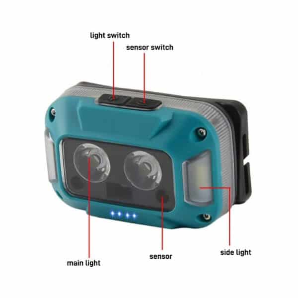 rechargeable head torch light