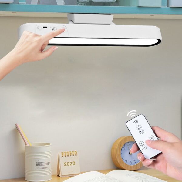 Flexible Reading Light with Remote Control - USB Rechargeable Dimmable LED Lamp