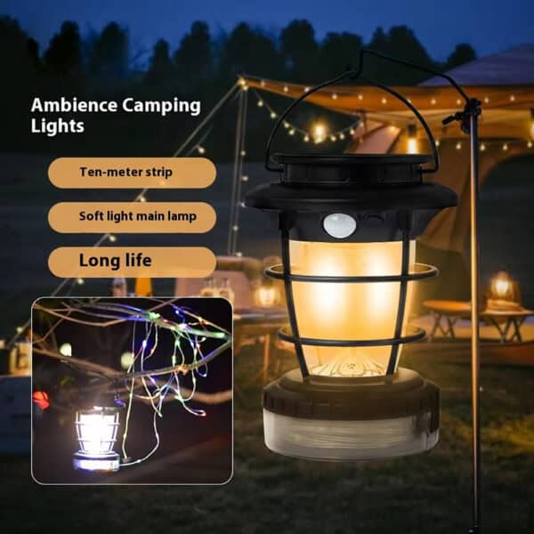 MF6413B solar powered camping light