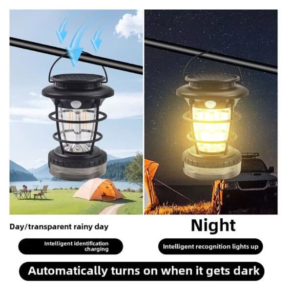 MF6413B solar powered camping light