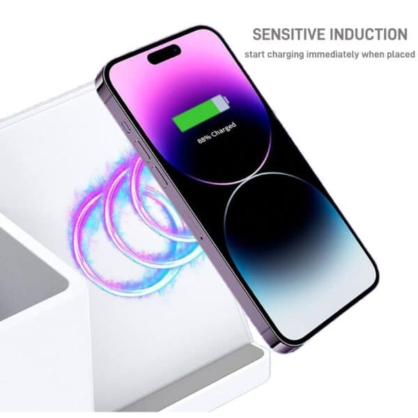 MF6670 desk lamp with wireless charger