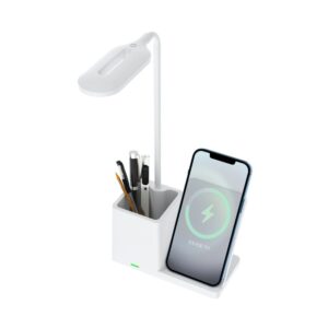 MF6670 desk lamp with wireless charger