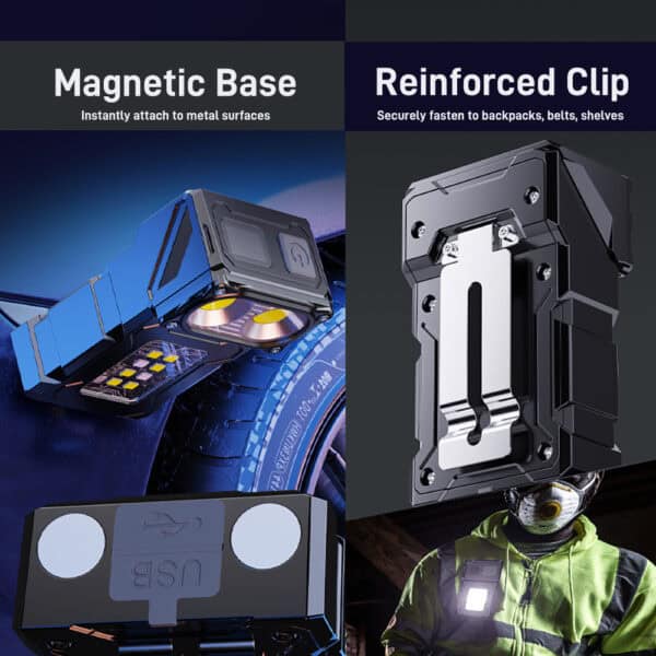 Small LED Work Light MF6895 - Rechargeable, Compact & Versatile