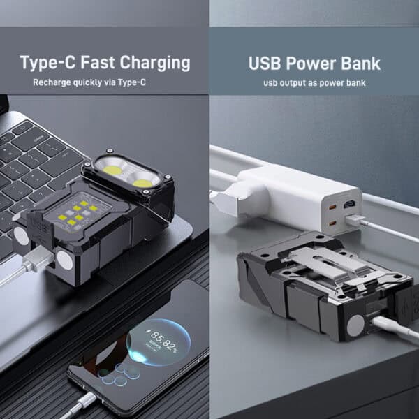 Small LED Work Light MF6895 - Rechargeable, Compact & Versatile