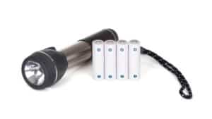 flashlight with batteries