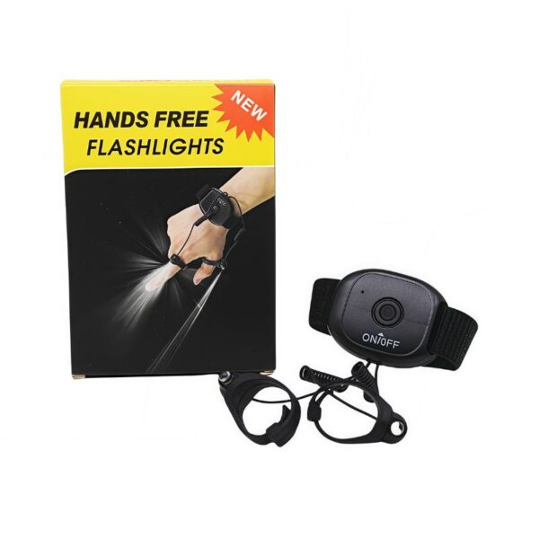 LED Flashlight Gloves - Ultra-Light Dual LED Finger Light (13LM) | 8–12H Runtime
