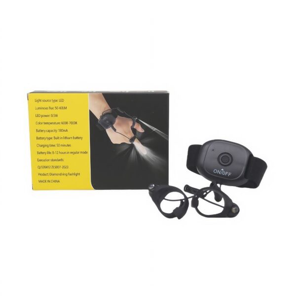 LED Flashlight Gloves - Ultra-Light Dual LED Finger Light (13LM) | 8–12H Runtime