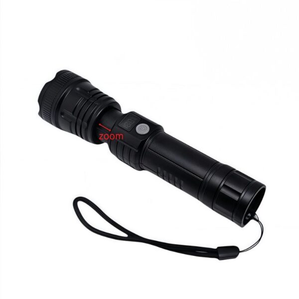 Telescopic Flashlight with USB-C Power Bank & Telescopic Zoom - 150Lm