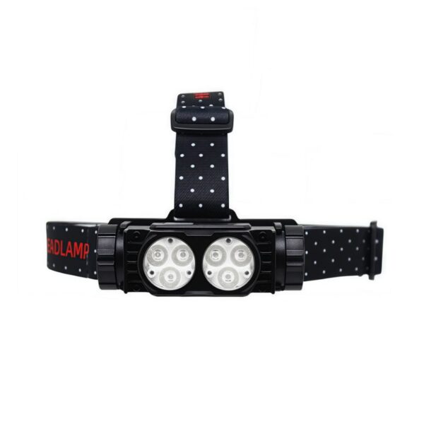 Professional Fishing Head Torch - Hands-Free LED Headlamp & Worklight, USB Rechargeable - Image 4