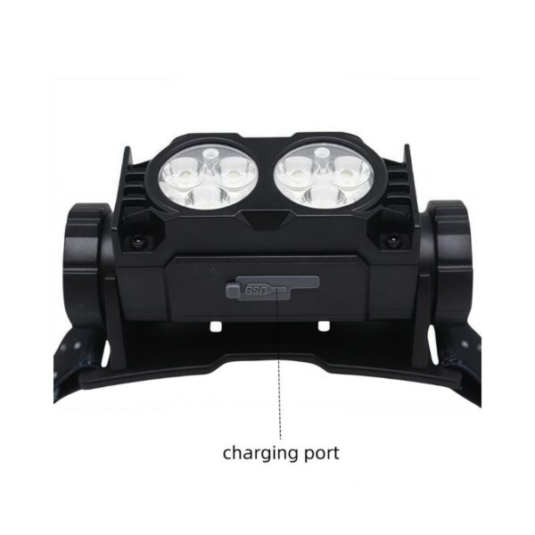 Professional Fishing Head Torch - Hands-Free LED Headlamp & Worklight, USB Rechargeable - Image 6