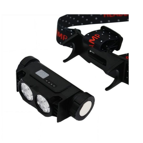 Professional Fishing Head Torch - Hands-Free LED Headlamp & Worklight, USB Rechargeable - Image 7