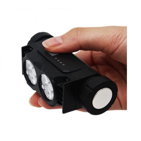 Professional Fishing Head Torch - Hands-Free LED Headlamp & Worklight, USB Rechargeable - Image 8