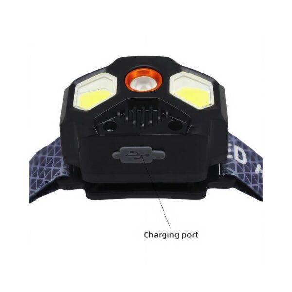 Best Headlamp for Fishing | 45° Adjustable - Green COB, USB-C Rechargeable - Image 6