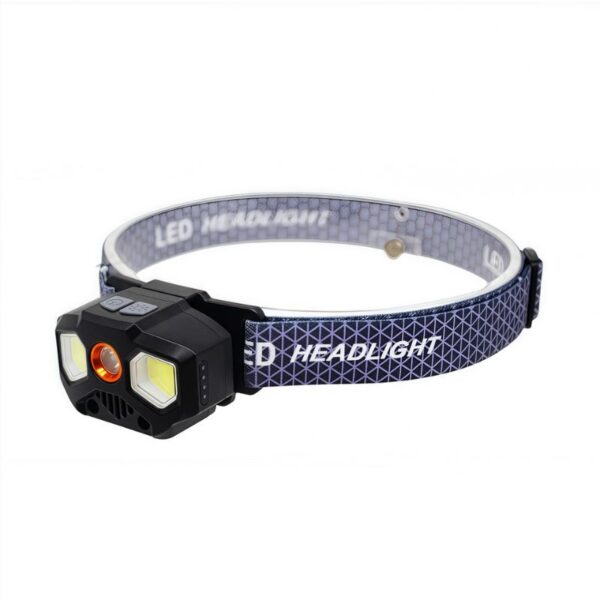 Best Headlamp for Fishing | 45° Adjustable - Green COB, USB-C Rechargeable