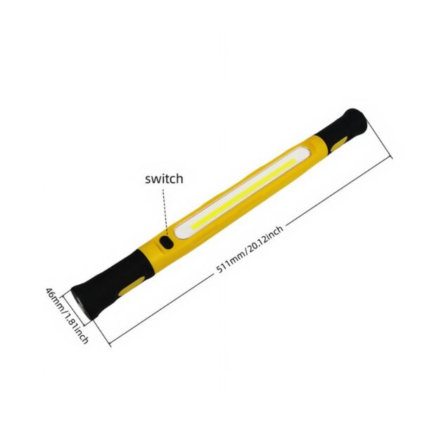 Professional LED Underhood Work Light - Slim 47mm, 950Lm, USB Power Bank