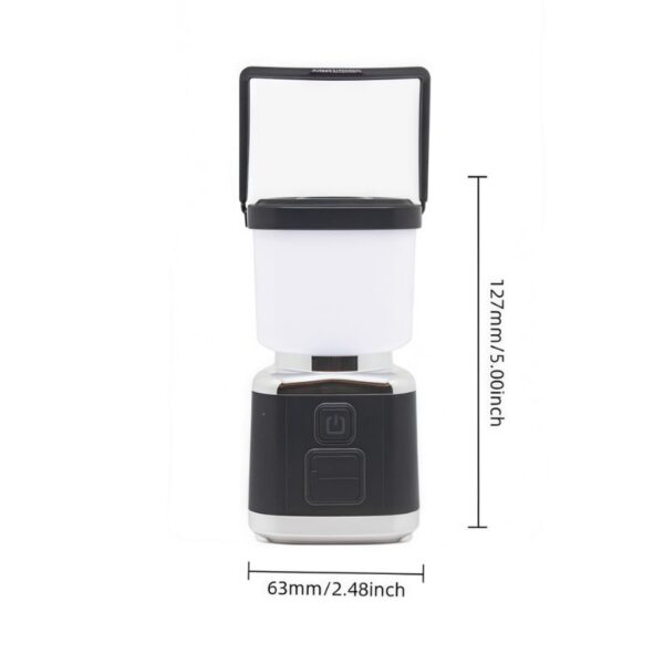 Camping Light Tripod LED Lantern - 4‑Mode Rechargeable 3000mAh 21700 Battery