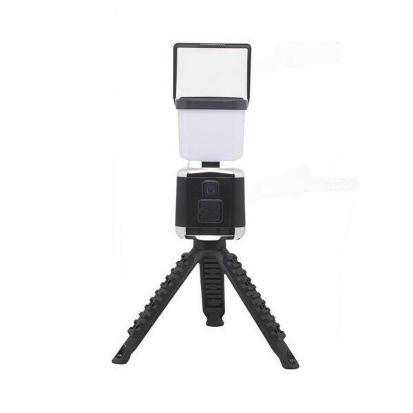 Camping Light Tripod LED Lantern - 4‑Mode Rechargeable 3000mAh 21700 Battery