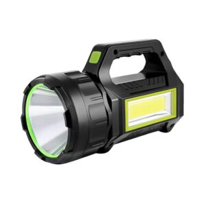 High-powered LED flashlight with adjustable focus and durable design, ideal for outdoor, camping, or emergency use. Perfect for long-distance illumination and heavy-duty applications.