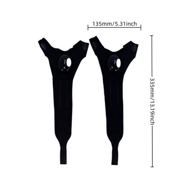 Adjustable shoulder straps with built-in massagers, perfect for ergonomic support and relaxation, ideal for fitness, therapy, or daily comfort routines.