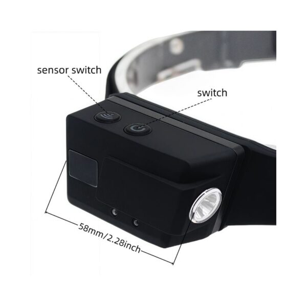 Best Running Head Torch - Rechargeable Motion Sensor Headlamp - Image 3