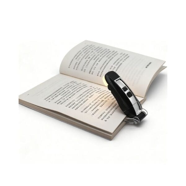 Dual-Tone Mini LED Book Light | 9-Level Adjustable White/Warm Lighting | 10H Runtime - Image 2