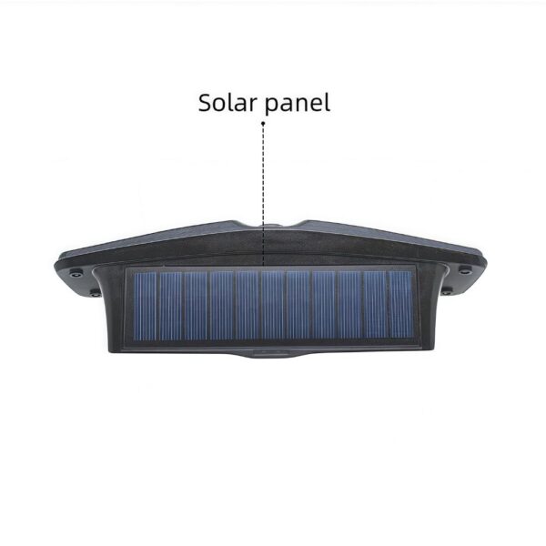 Rechargeable solar panel outdoor LED light with solar power, weatherproof design, ideal for garden, pathway, and security lighting, energy-efficient, eco-friendly solar lighting solution.