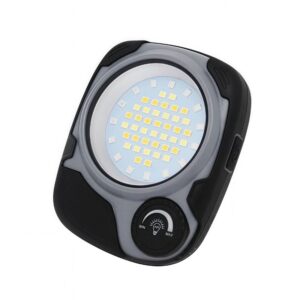 High-powered LED work light with adjustable brightness and portable design for outdoor and indoor tasks. Perfect for camping, repairs, and emergency use, providing bright illumination in any environment.