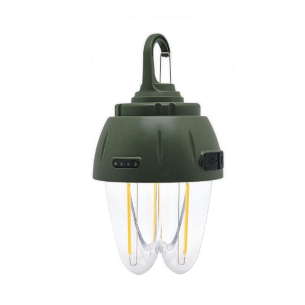 4‑in‑1 Portable Portable Rechargeable Camping Bulb Lantern - SMD + RGB + COB, 250 lm, IP44
