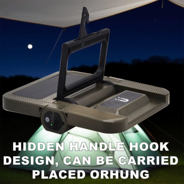 Foldable Camping Light | Solar‑Powered Camping Lantern with Folding Design
