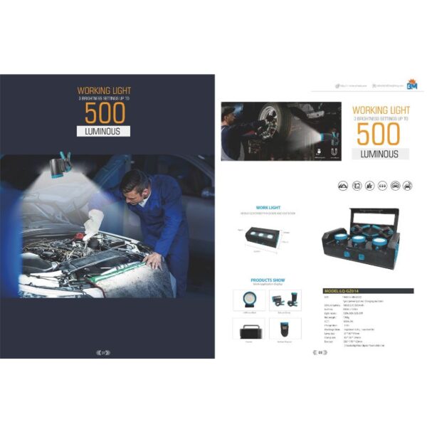 A portable inspection light kit - modular, magnetic, and OEM-ready for dependable on-the-go lighting.