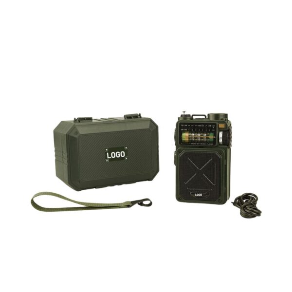 Multifunction Emergency Radio | 4000mAh Power Bank, Bluetooth, All-Band Radio, Compass & SOS