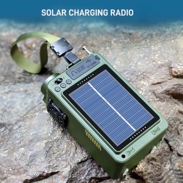 Multifunction Emergency Radio | 4000mAh Power Bank, Bluetooth, All-Band Radio, Compass & SOS