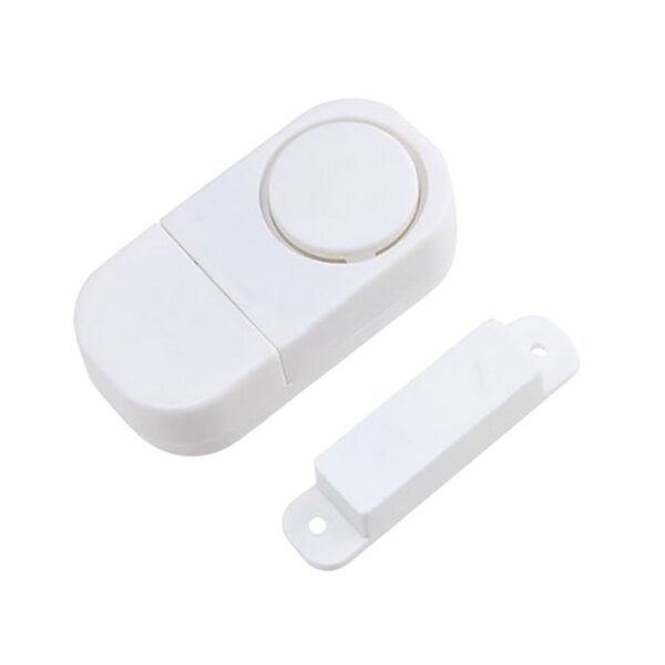 Wireless Alarm for Windows and Doors | 90dB Magnetic Sensor, Tool-Free Installation