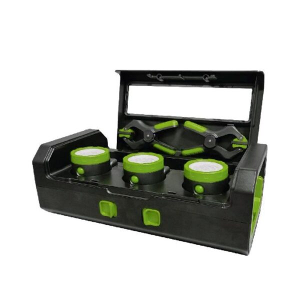 A portable inspection light kit - modular, magnetic, and OEM-ready for dependable on-the-go lighting.