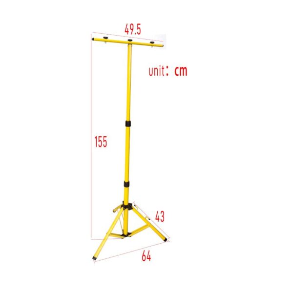 Flood Light Tripod Stand | Stable, foldable with heavy-duty iron