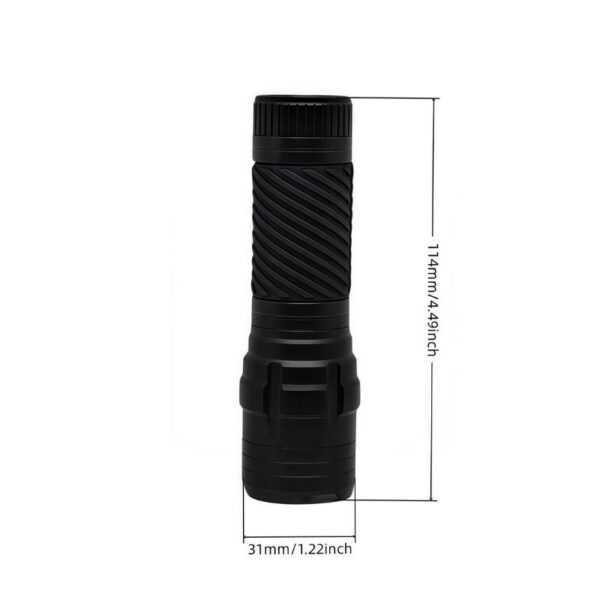 Outdoor Flashlight | 350LM, Adjustable Focus, Multi-Mode, IP44, Aluminum Alloy