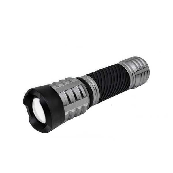 Shockproof Flashlight | 350LM, Compact Zoom, Dual-Material Build, IP44