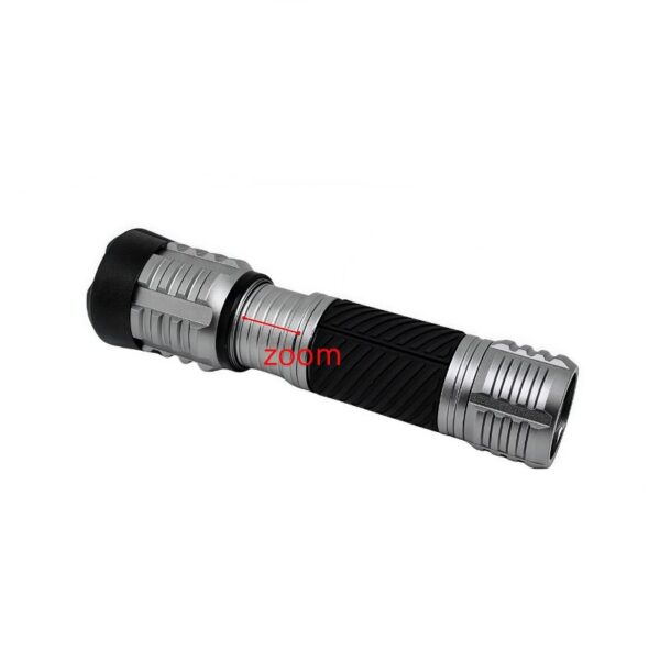Shockproof Flashlight | 350LM, Compact Zoom, Dual-Material Build, IP44