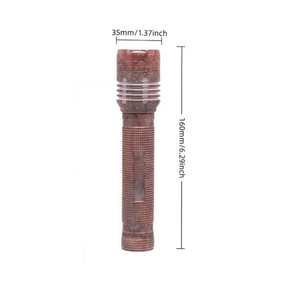 Best AAA Flashlight | 280LM, Zoomable, 6xAAA, Aluminum Body, Custom Ready