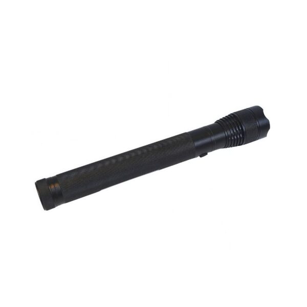 Tactical Long Throw Flashlight | 3xD Battery Powered | Twist-Zoom Focus | Impact-Resistant Aluminum Body