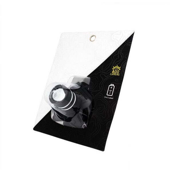 Zoomable Headlamp | 130LM, Dual-Beam, 4xAA, IP44, Silicone-Armored