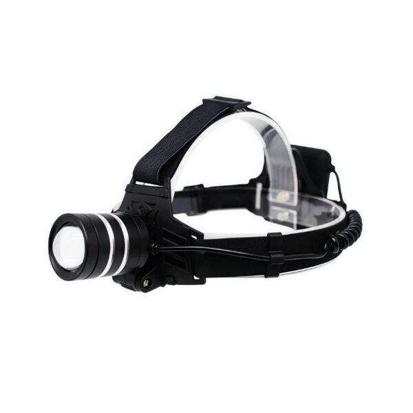 Zoomable Headlamp | 130LM, Dual-Beam, 4xAA, IP44, Silicone-Armored