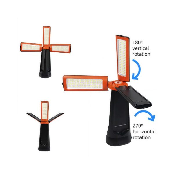 Camping Fan Light | 3600LM, 9000mAh, 1.8m Stand, Multi-Mode, Power Bank