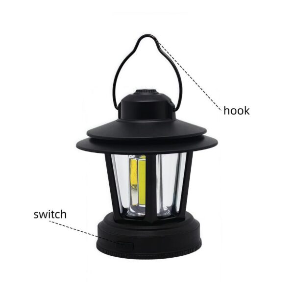 COB Lantern | 100LM, 3-Level Dimming, Ultra-Lightweight, IP44