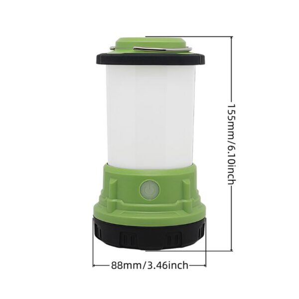 Red Light Camping Lantern | 280LM, Dual-Hook, Portable Power Bank