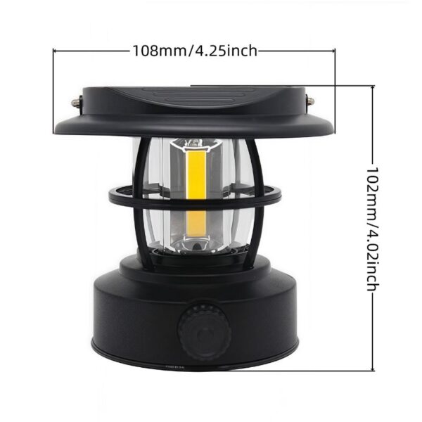 Solar Tent Lights | Stepless Dimming, Dual Charging, Integrated Handle