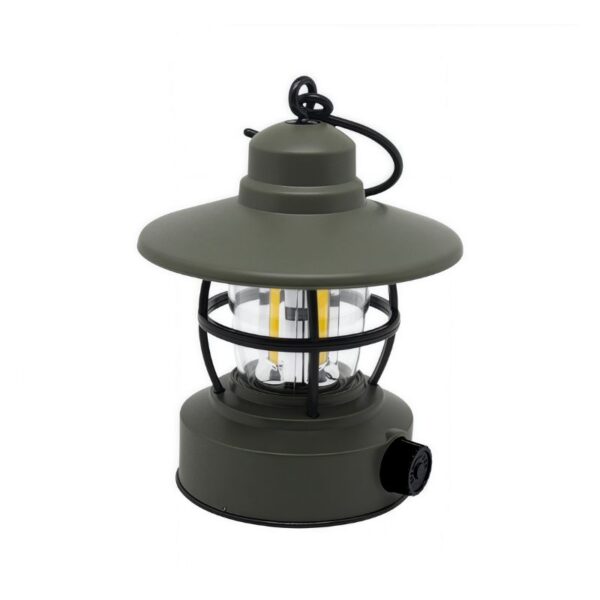 Retro Camping Lantern | 360° COB, Stepless Dimming, Type-C Rechargeable